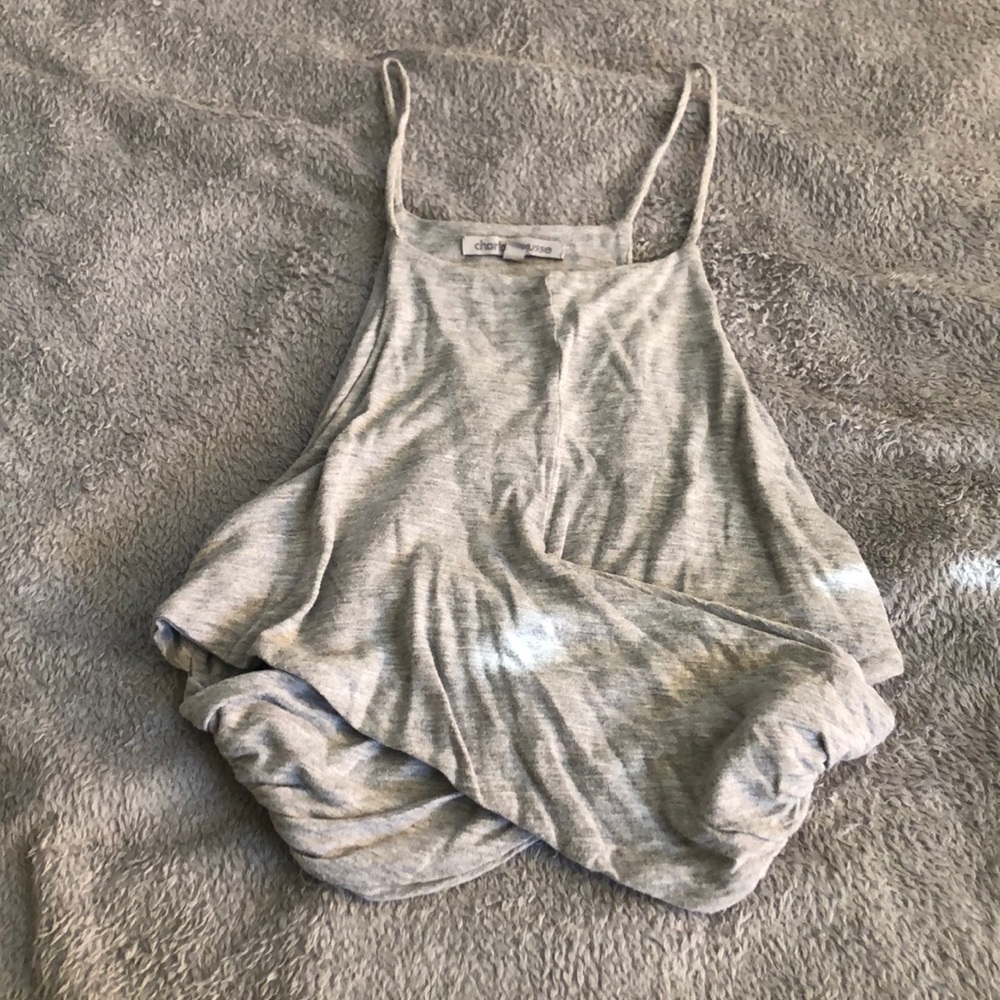 Charlotte Russe wrap crop top